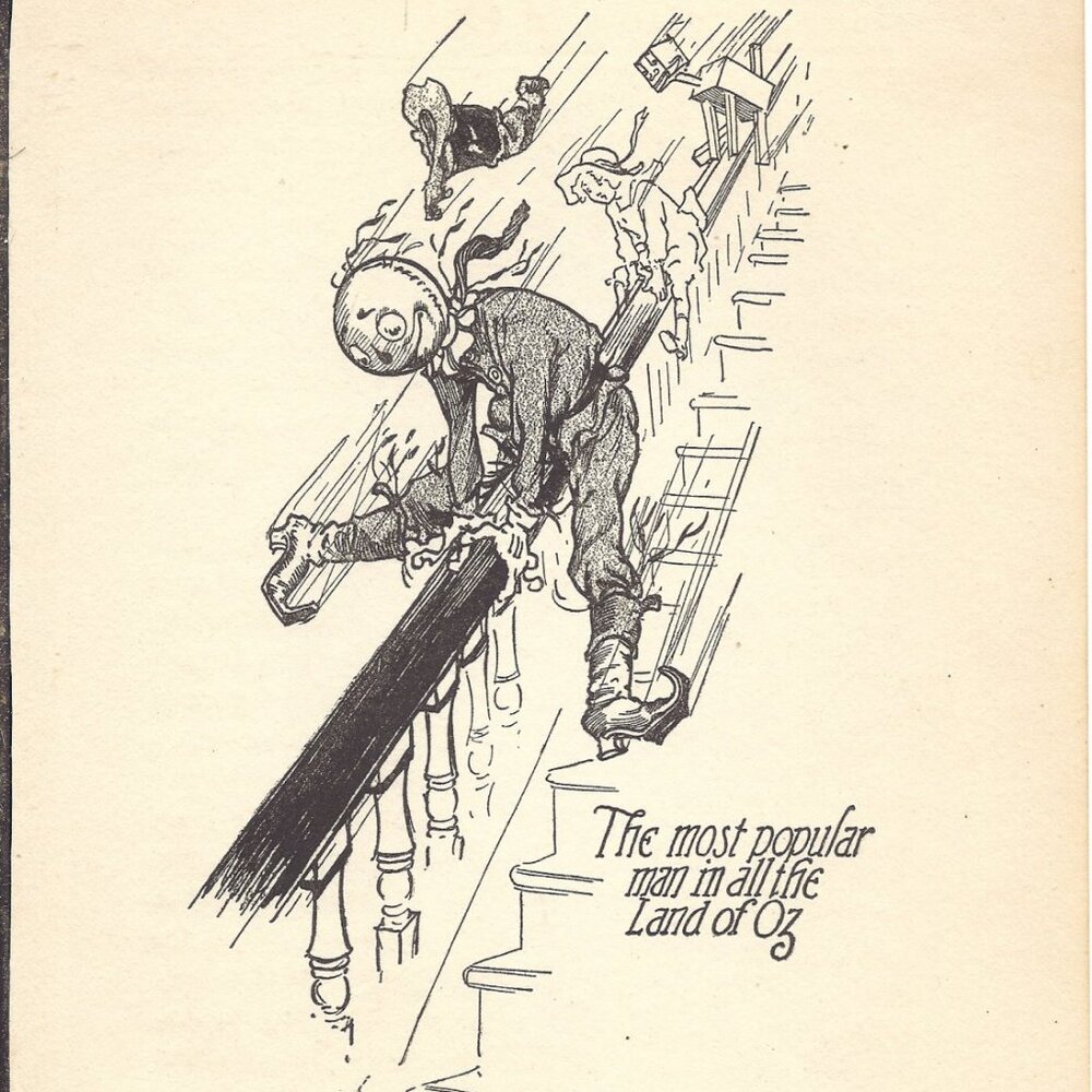 John R, Neill - 1915 The Scarecrow of OZ - Full Page Print #11